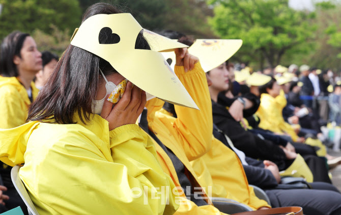 4.16세월호참사 10주기 기억식, 슬픔에 잠긴 유족들                                                                                                                                                  