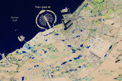 두바이 대홍수 이후…나사 인공위성에 포착된 ‘물바다' (영상)