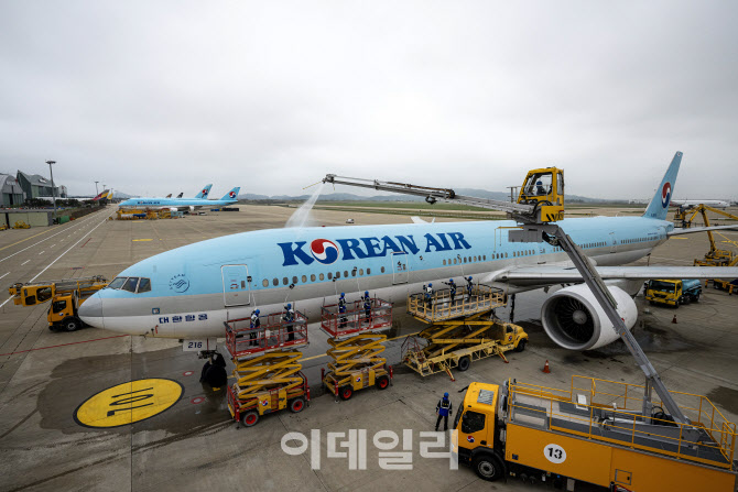 대한항공, 항공기 세척                                                                                                                                                                             