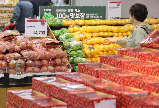 "치솟는 물가"…토마토·참외·수박 과채값 '고공행진'