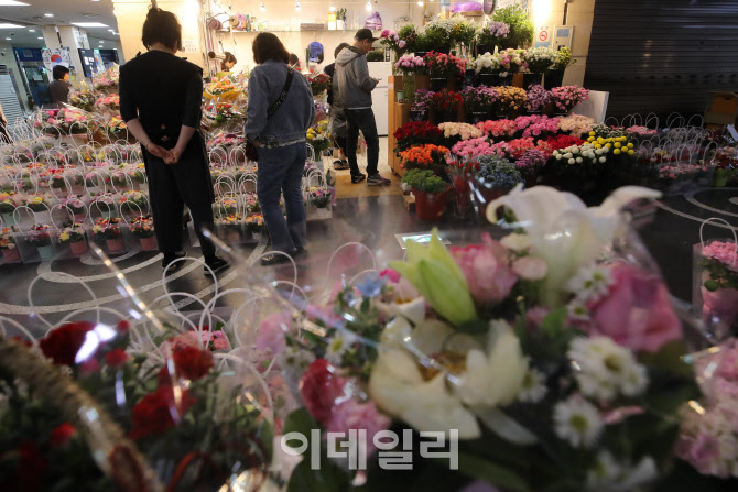 어버이날 앞두고 카네이션 팔아요                                                                                                                                                                   