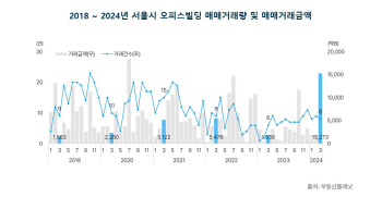 서울 오피스 빌딩 거래금액 급증 "투자자들 나선다"