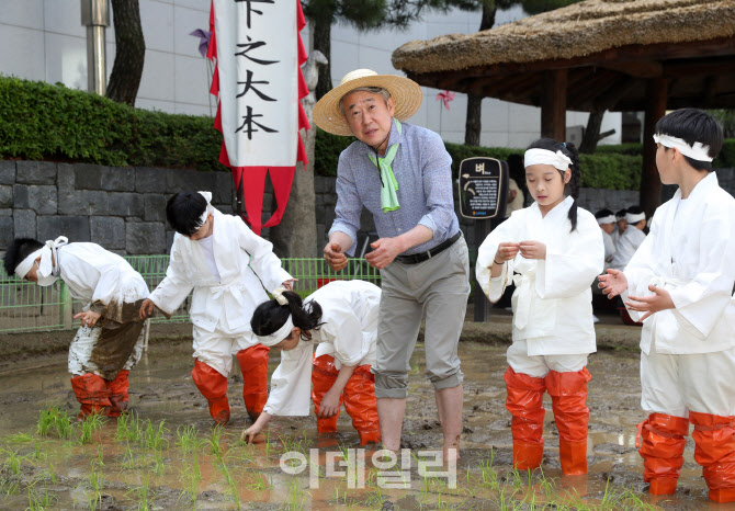  벼 농사 시작 체험행사                                                                                                                                                                            