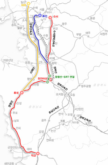 충남 홍성역서 수서·용산역 1시간대로 연결한다