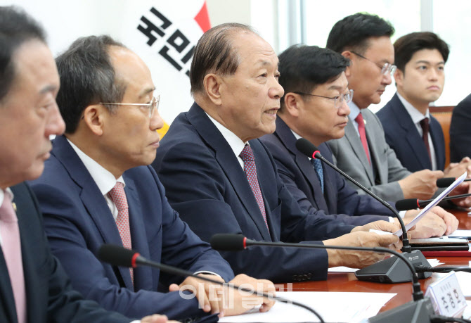 모두발언하는 황우여 비대위원장                                                                                                                                                                    