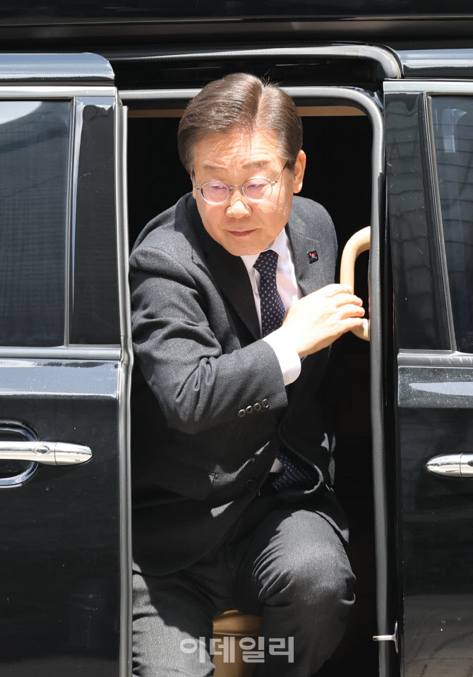 공판 출석하는 이재명 대표                                                                                                                                                                         