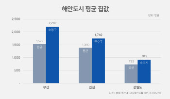 해안가 따라 집 값 고공행진, 올해 부산 실거래가 1위 '엘시티'