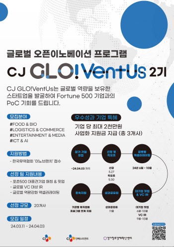 글로벌 기업들도 탐내는 CJ글로벤터스 2기…면면 보니
