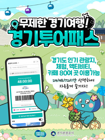 경기도내 85곳 관광지 하루 1만9900원에 '경기투어패스'