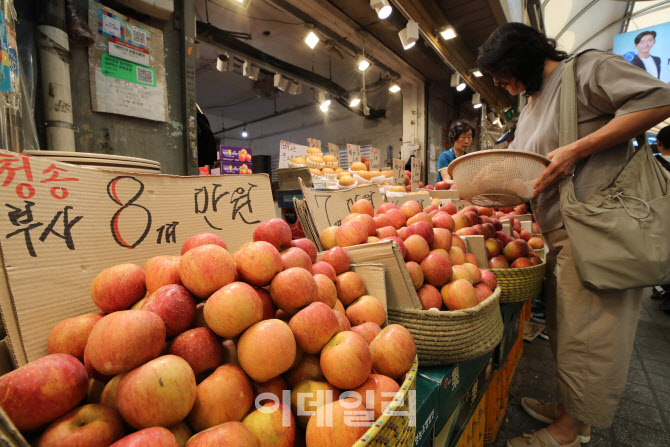 여전히 과일값은 상승세                                                                                                                                                                            