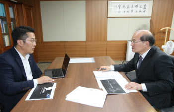 이상인 방통위 부위원장, 웨이브아메리카스 대표와 면담