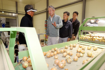 강호동 농협회장, 양파 작황 및 수매상황 점검