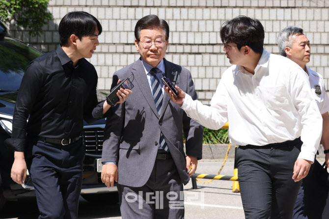 공판 출석하는 이재명 더불어민주당 대표                                                                                                                                                            