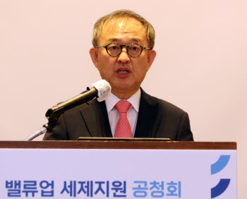 김재진 한국조세재정연구원장, 밸류업 세제지원 공청회