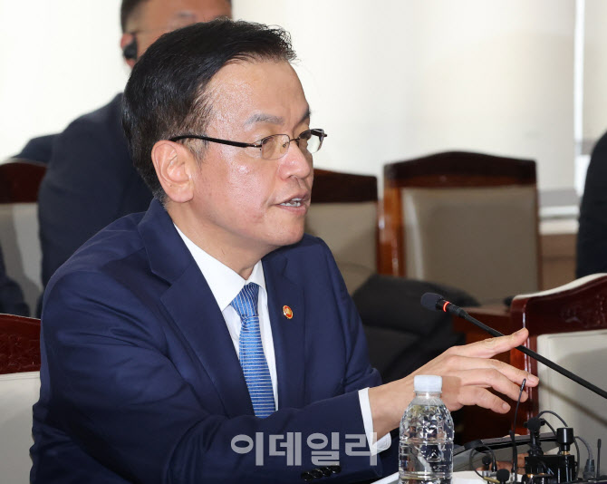 한일 재무장관회의에서 모두발언하는 최상목 부총리                                                                                                                                                  