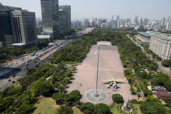 서울달에서 바라 본 여의도공원