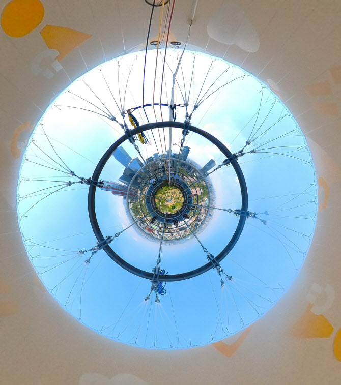  서울달에서 내려다 본 도심                                                                                                                                                                        