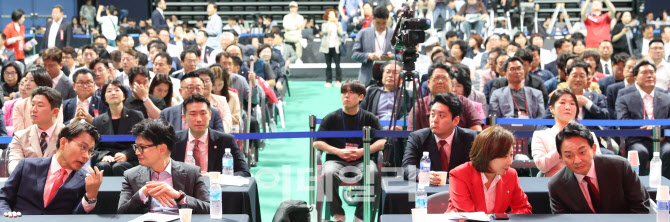 윤상현-한동훈-나경원-원희룡, '동상이몽'                                                                                                                                                 