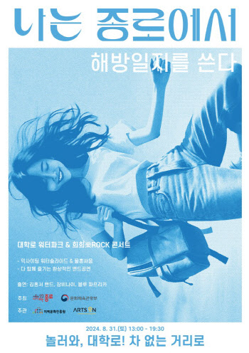 종로구, 8월 31일 대학로 차없는 거리