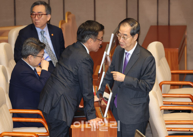 본회의, '대화하는 한덕수-최상목'                                                                                                                                                        