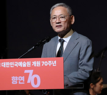 예술원 개원 70주년 축하하는 유인촌 장관