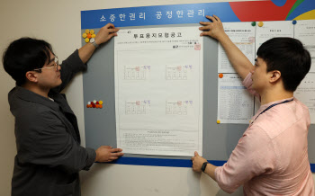 중구선관위, 서울시교육감 투표용지 모형공고