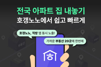 직방, '호갱노노'서 전국 아파트 매물 정보 제공