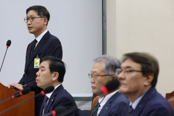 국정감사, '답변하는 윤태양 부사장'