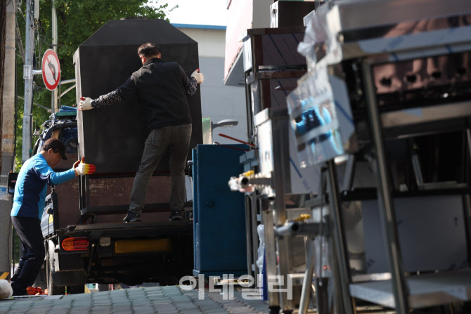 '폐업 증가' 중고 시장으로 나온 주방물품                                                                                                                                                 