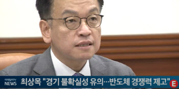 최상목 "경기 불확실성 유의…반도체 경쟁력 제고"