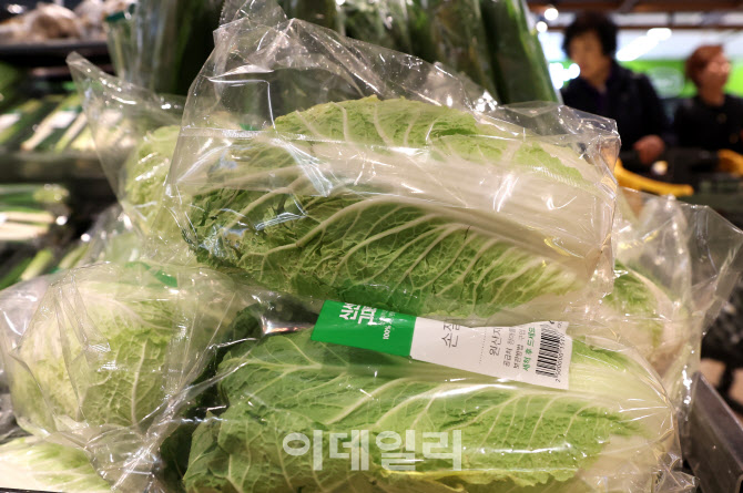 송미령 장관, "1주일간 마트서 배추 3000원대...물량도 작년보다 충분"                                                                                                                      