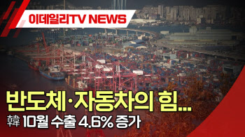 (영상)반도체·자동차의 힘…韓 10월 수출 4.6% 증가