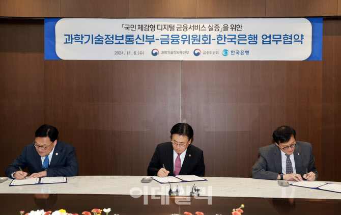  디지털금융서비스 실증위한 MOU                                                                                                                                                                    