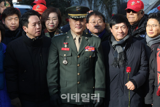 무죄 받은 박정훈 전 수사단장                                                                                                                                                                      