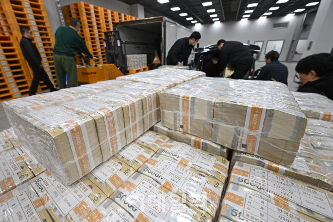  설 명절에 시중에 방출될 현금                                                                                                                                                                     