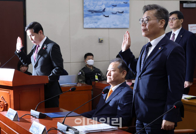 이상민 전 장관, '증인 선서 거부 계속'                                                                                                                                                   