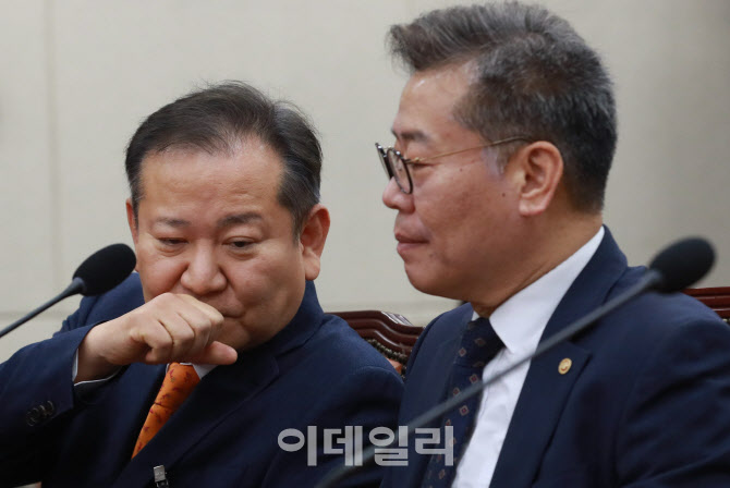 이상민-김용빈, '어떤 대화?'                                                                                                                                                             