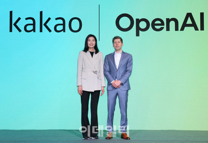 카카오-오픈AI, 공동 상품 개발한다                                                                                                                                                                 