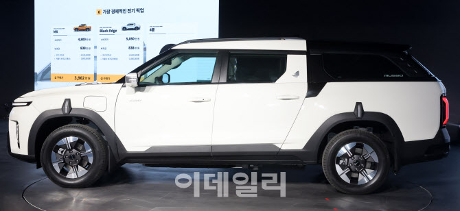 다양한 모습의 MUSSO EV                                                                                                                                                                            