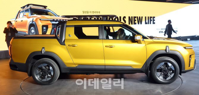 KGM, '국내 최초 전기 픽업 MUSSO EV' 출시                                                                                                                                                
