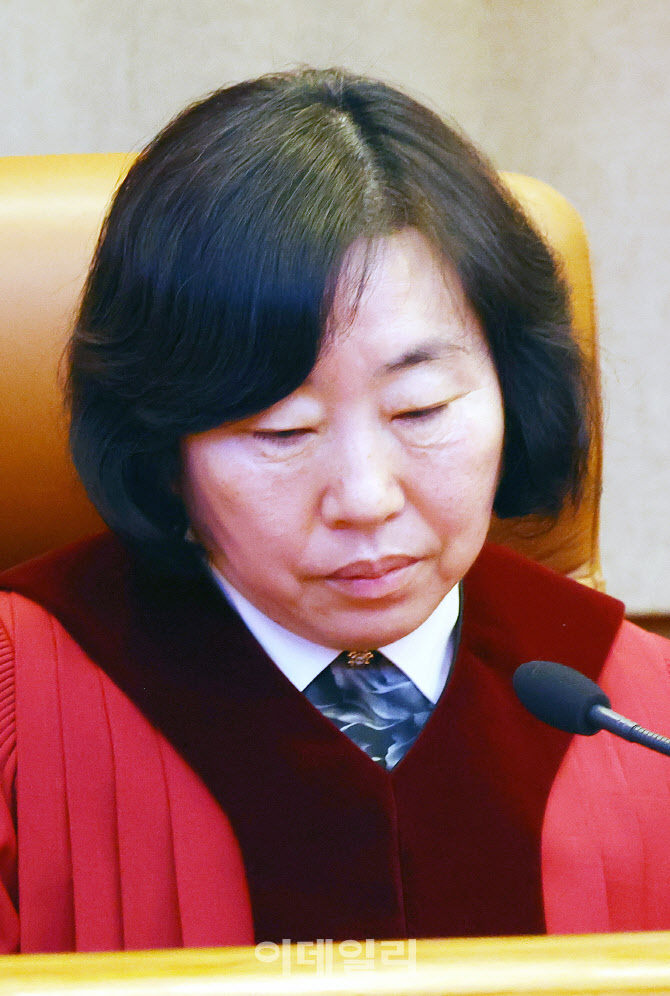 감사원장·검사 3인 탄핵심판 선고 기다리는 정계선 헌법재판관                                                                                                                                       