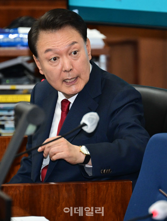 공판 출석한 윤석열 전 대통령                                                                                                                                                                      