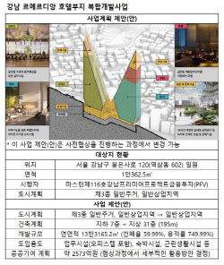 강남 르메르디앙 개발, 건축허가 '눈앞'…강남구청 유관부서 협의중