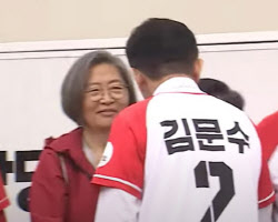 “어떡하냐 문수야” 조롱하더니 “아버지”…이수정, 김문수 만났다