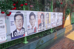 [단독]이재명 후보 벽보 훼손한 男…다음주 소환 조사