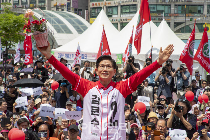 김문수, 고양시 집중유세                                                                                                                                                                           