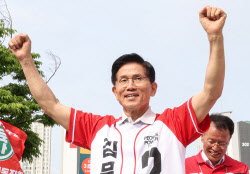[포토]김문수, 두 팔 번쩍                                                                                                                                                                                