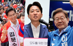 이재명 45.1% 김문수 41.9% '오차범위 내'…이준석 8%[여론조사 공정]