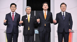 &quot;TV토론, 누가 잘했나&quot; 李 40% 金 17%, 이준석 28% 약진