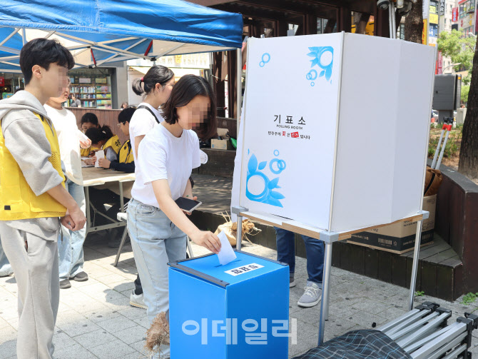 "수행평가 좀 없앴으면"…우리도 `모의투표`로 민주시민 될래요